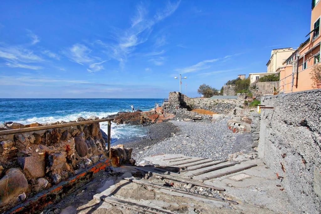 Dalla Spiaggetta A Quinto Генуя Экстерьер фото